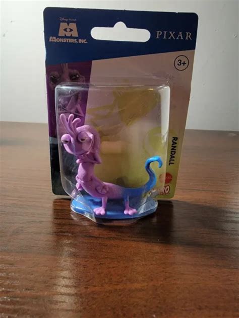 DISNEY PIXAR MICRO Collection Randall Purple Lizard Monsters Inc Figure