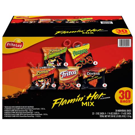 Frito Lay Snack Mix Flamin Hot Flavored Each Delivery Or Pickup Near Me Instacart