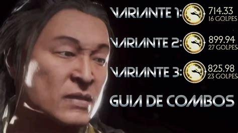 Guia De Combos De Shang Tsung Variantes Competitivas Mortal Kombat