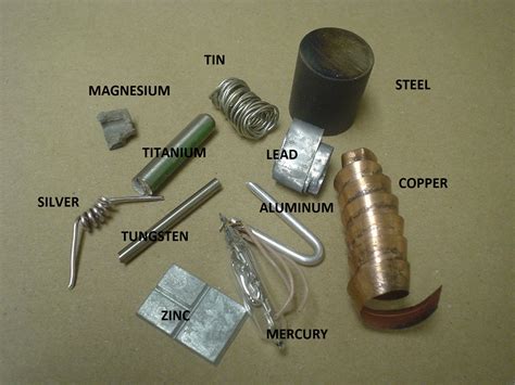 examples  metals