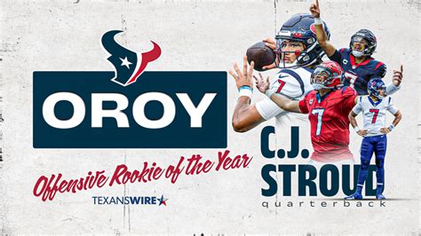 Texans C.J. Stroud wins AP 2023 NFL Offensive Rookie of the Year