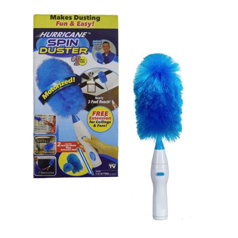 Архив Электрическая щетка для уборки пыли Hurricane Spin Duster Бело ...