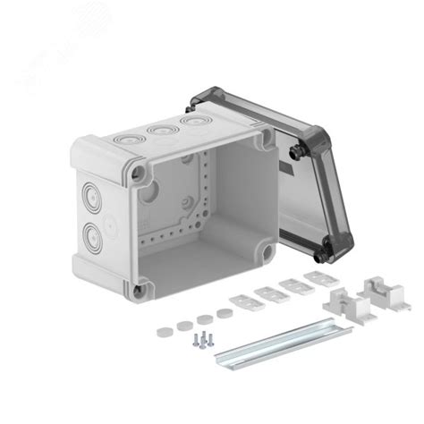 Распределительная коробка X10, IP 67, 191х151х126 мм, с прозрачной ...