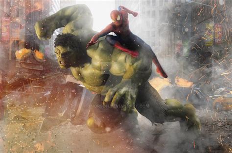 Marvel Team-Up featuring Spider-Man and Hulk by dmorson on DeviantArt