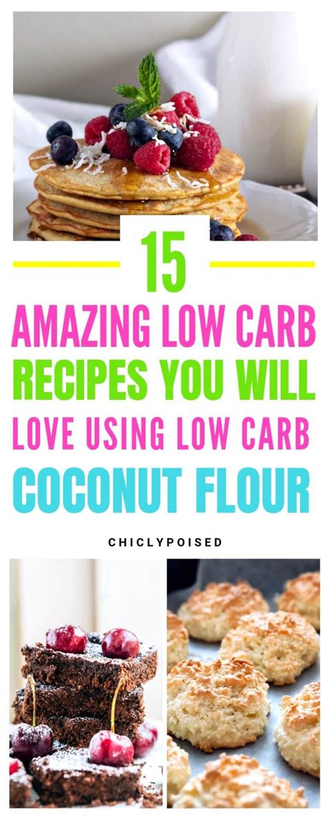 15 Amazing Low Carb Keto Coconut Flour Recipes - Chiclypoised