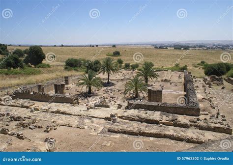 Vista Aérea De Las Ruinas De La Ciudad De Medina Azahara En Córdoba