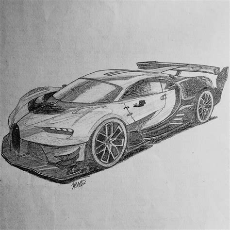 bugatti drawing 4