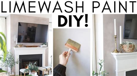 How To Limewash Limewash Paint Technique Diy Easy Living Room