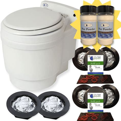 Laveo Dry Flush Toilet Super Pack | Flush toilet, Flush, Tiny house toilet