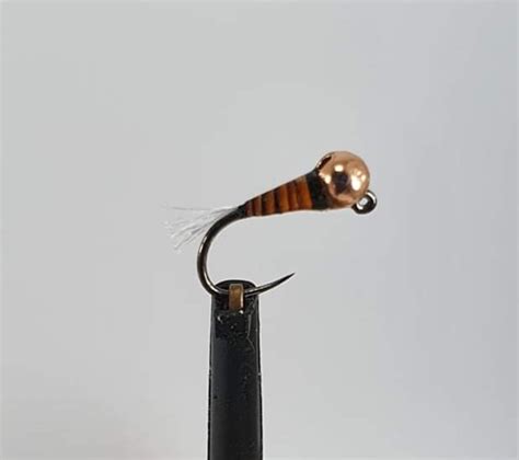 Ginger Strip Quill Nymph Piscari Fly