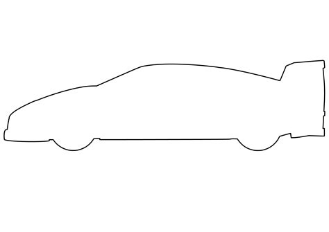 Shape Of Race Car Free Printable Papercraft Templates