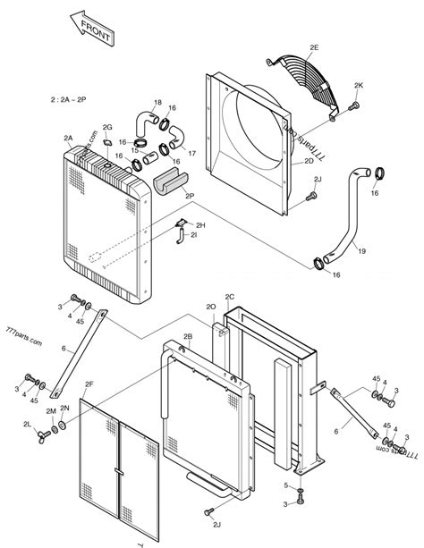 C RADIATOR ASS Y C Doosan Spare Part Parts
