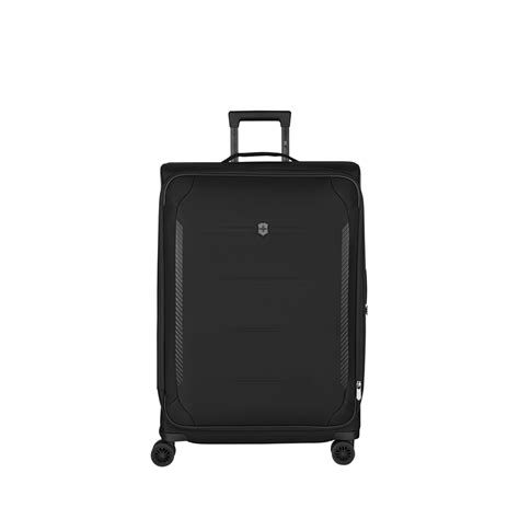 Чемодан VICTORINOX Crosslight, чёрный, RPET полиэстер, 50x32x76 см, 106 ...