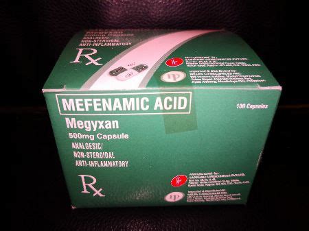 Mefenamic Acid 500mg X 100 Caps [ All Health and Beauty ] Quezon City ...