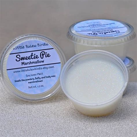 New Item Added To The Etsy Page These Are Sweetie Pie Marshmallow Soy