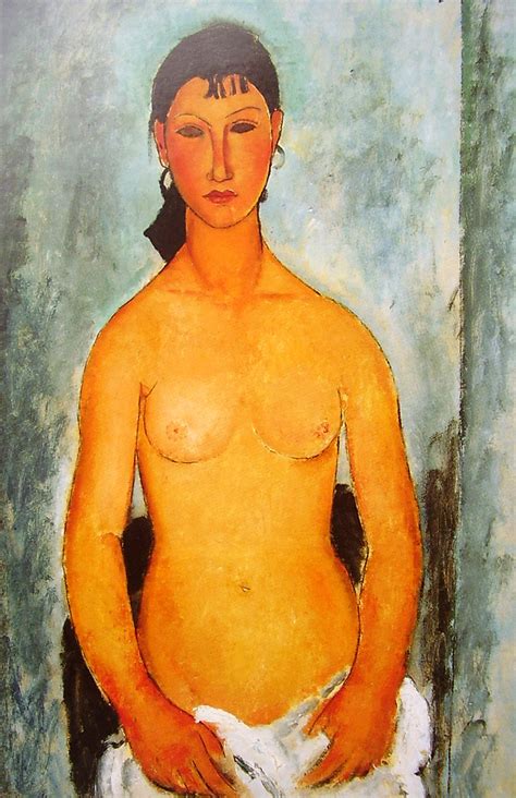 Standing Nude Elvira Amedeo Modigliani