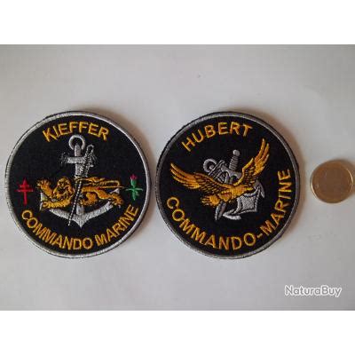 Lot écussons militaire collection commandos marine Kieffer Hubert