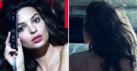 Emily Ratajkowski Strips Nude For Birthday Suit Flash A Thon Daily Star