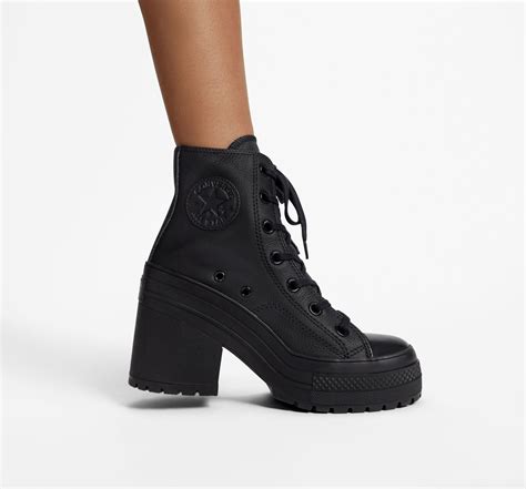 Chuck 70 De Luxe Heel Leather Women's High Top Shoe. Converse.com