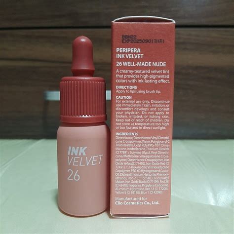 Peripera Ink Velvet Well Made Nude Korean Lippie Beauty Personal Care Face Makeup On