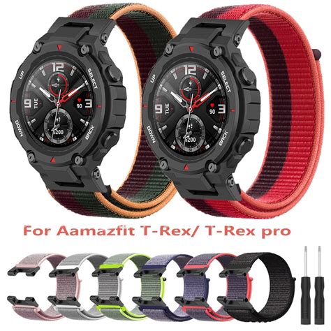 Mới Dây Đeo Nylon Cho Đồng Hồ Thông Minh Huami Amazfit T-Rex 2 Xiaomi ...