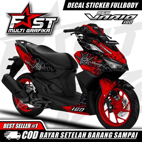 Jual Cod Decal Vario New Sticker Honda Vario Decal Stiker