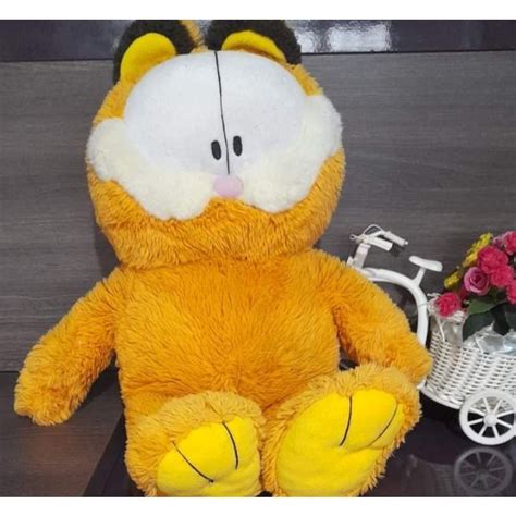 Pelucia Do Garfield - Pelúcia Garfield grande original super fofo conforme fotos | Shopee Brasil