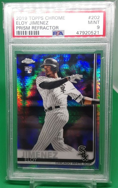 Topps Chrome Refractor Eloy Jimenez Rc For Sale Online Ebay