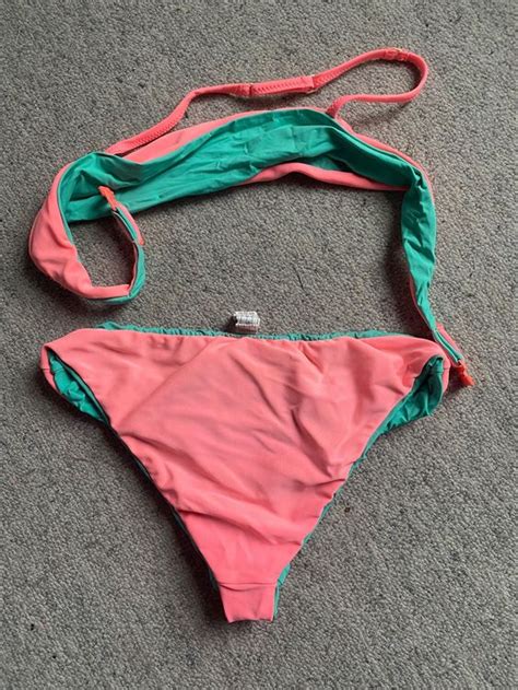 Calzedonia Bikini Mädchen pink grün Kaufen auf Ricardo