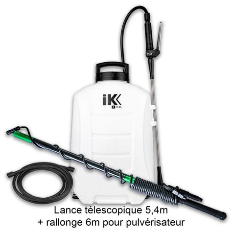 Pack Pulvérisateur électrique 15L IK Lance télescopique 5 4m MATABI