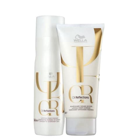 Shampoo E Condicionador Oil Reflections Wella - Wella Oil Reflections Kit Shampoo (250ml) e Condicionador (200ml ...