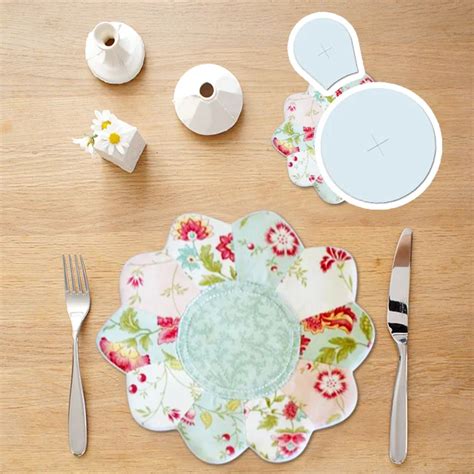 Patchwork Flower Hot Pad Templates Pcs