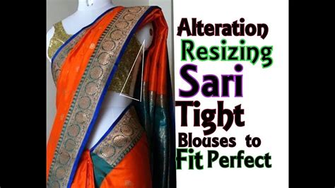 Alteration Resizing Tight Blouse To Fit Perfectly In Professional