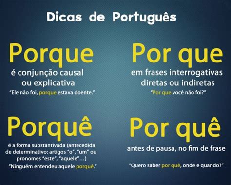 Porque Em Inicio De Frase - Entender O Porque Ou Porquê: Exemplos De Porques – QTIRHX