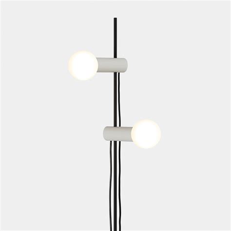 LEDS C Nude Double Vloerlamp E Grijs Zwart Lampen Nl