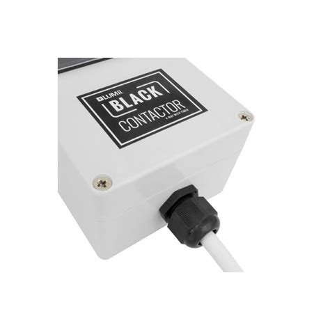 LUMII BLACK 8 WAY SCHUKO CONTACTOR TIMER