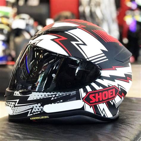 Capacete Shoei Nxr Variable Tc Preto Branco Vermelho Esportivo Naked Pistas Parcelamento