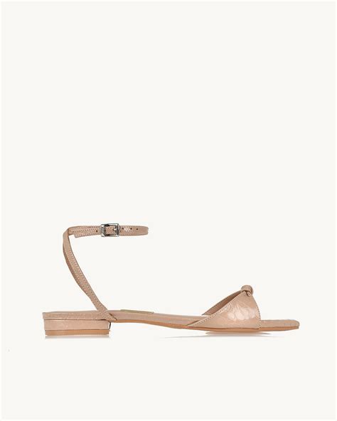 Uza Shoes Flat Snake Nude Cole O Primavera Ver O