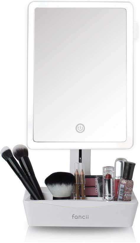 Fancii Led Miroir De Maquillage Lumineux Avec Miroir Grossissant De X