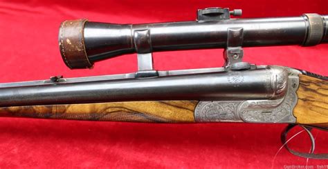 German Cape Gun .25-35 / 16 Gauge w/ Rudiger 6x Scope - Combination ...