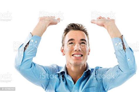 Man Pushing Stock Photo Download Image Now Adult Adults Only Arms