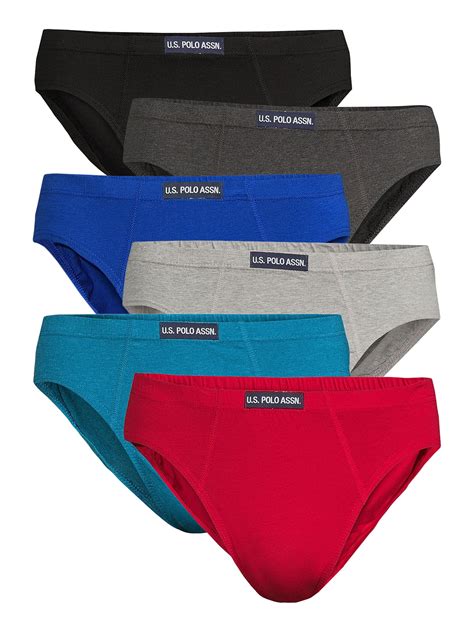U S Polo Assn Men S Cotton Stretch String Bikini Underwear 6 Pack
