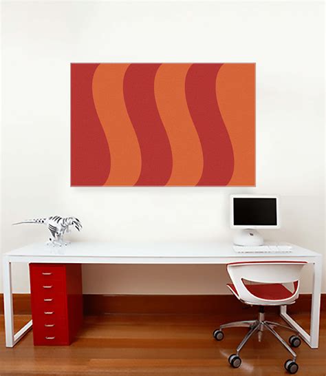 Wave Krommenie Pinboard 1800 X 1200mm