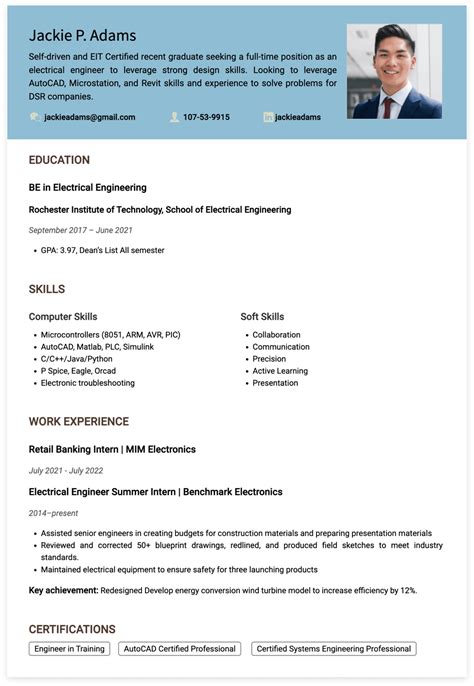 Best Professional Summary For Resume For Freshers