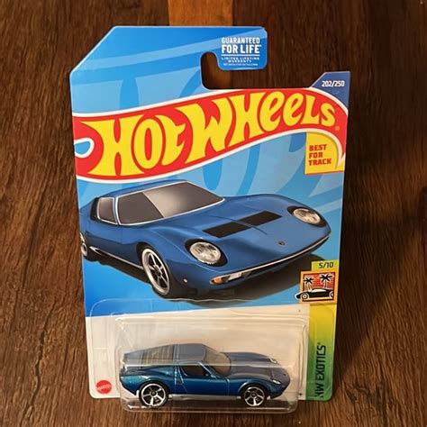 Mattel Toys Lamborghini Miura Sv Hw Exotics Hot Wheels Poshmark