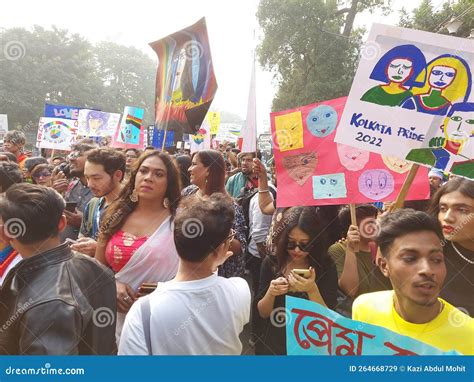 Lesbian Homosexual Bisexual Transgender Pride Walk For Sex And Social Demands Editorial