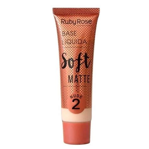 Base Líquida Soft Matte Nude 2 Ruby Rose Maquiagem Magazine Luiza