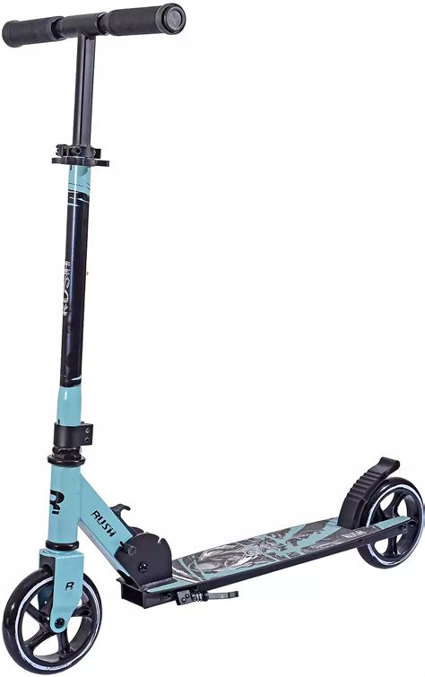 Самокат двухколёсный RUSH ACTION колеса 145 мм синий купить в Иркутске ...