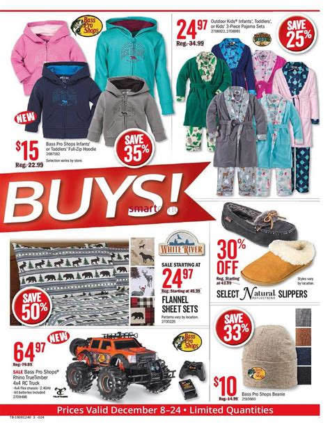 Bass Pro Shops Holiday Sale Flyer December 8 To 24