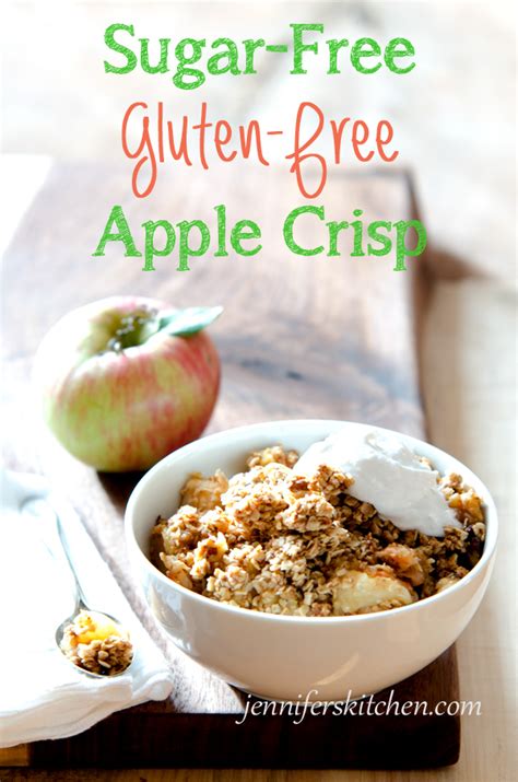 Sugar-Free, Gluten-Free Apple Crisp - JennifersKitchen